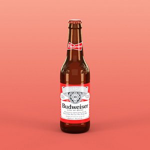 Budweiser Beer Bottle 12oz