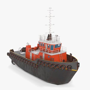 3D tug boat