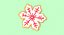 3d snowflake cookie