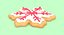 3d snowflake cookie