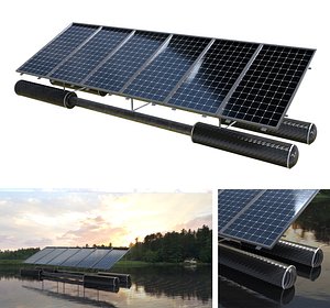 3D pv solar panel