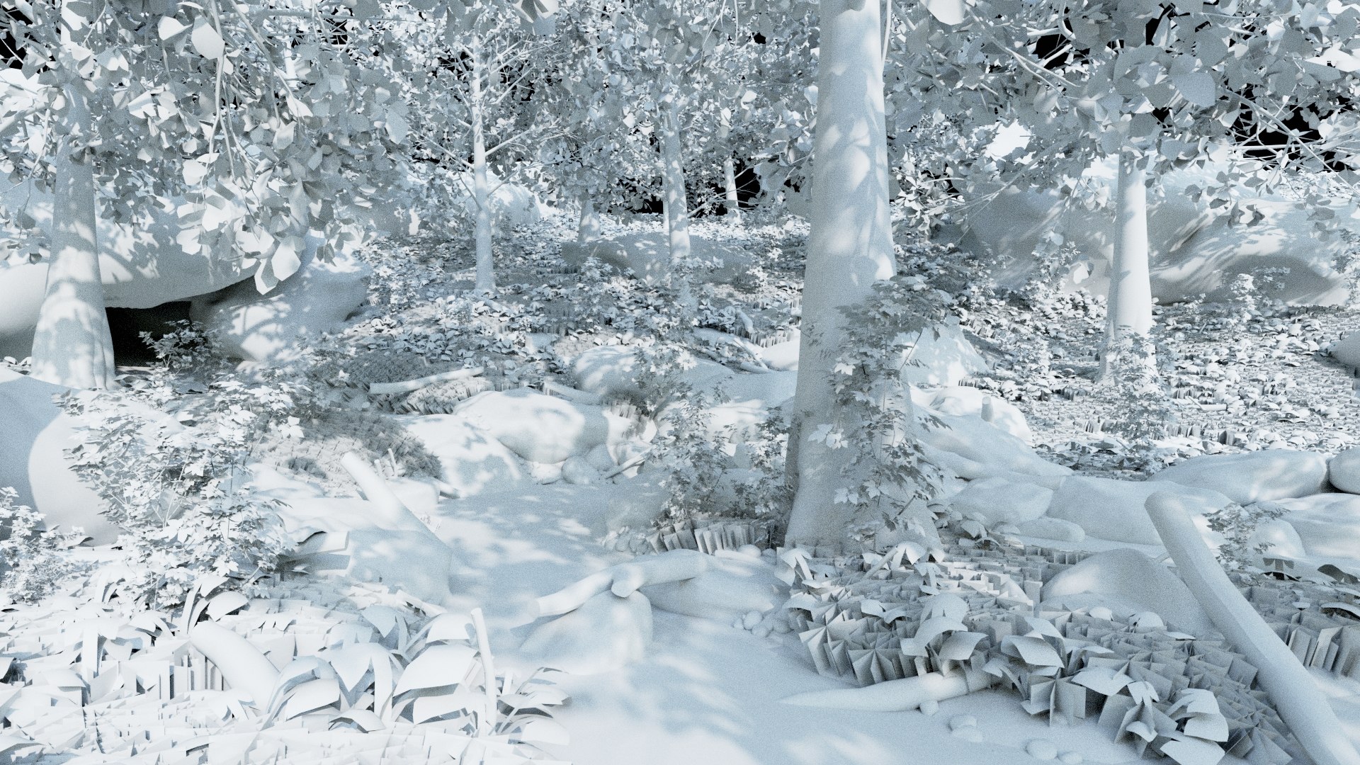 3D Model Stream Scene - TurboSquid 1716994
