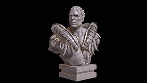Centaur bust High Poly for 3d Print 3D