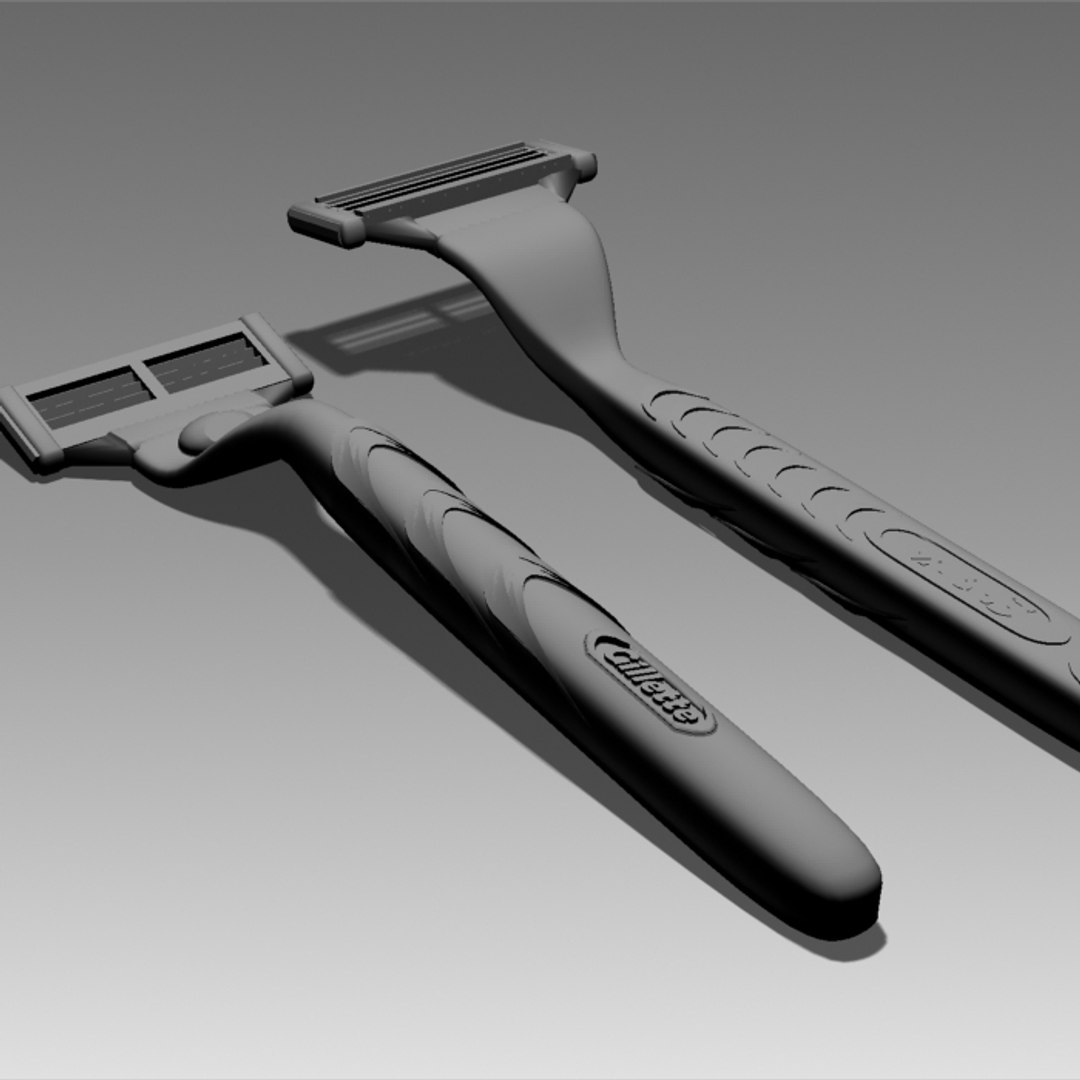 Gillette Shaver 3d Max