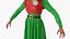 Christmas Elf Female 4 3D