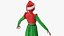 Christmas Elf Female 4 3D
