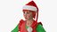 Christmas Elf Female 4 3D