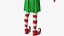Christmas Elf Female 4 3D