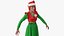 Christmas Elf Female 4 3D