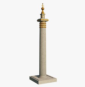 3D Ancient Classic Column model