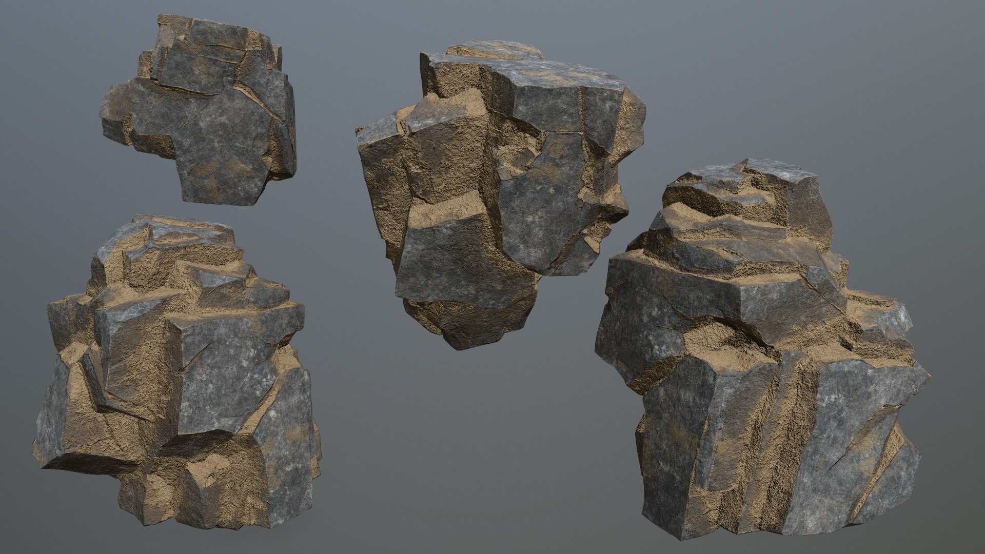 Desert Rocks 3d Model - Turbosquid 2070594