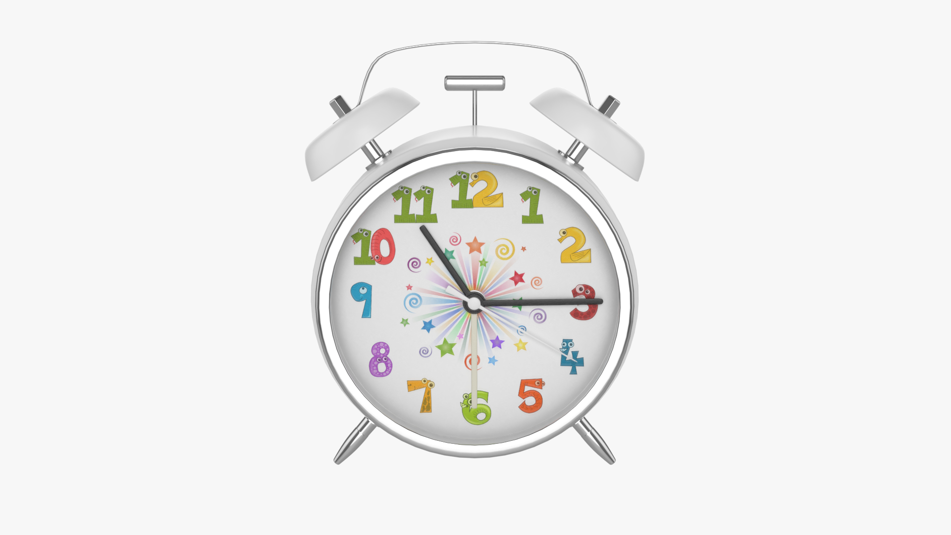 3D Model Old Fashioned Alarm Clock - TurboSquid 2314428
