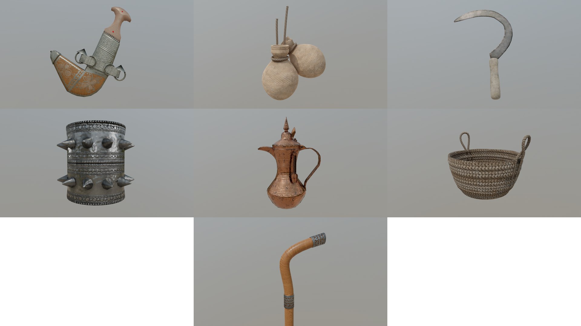 3D Pack: Oriental Omani game assets https://p.turbosquid.com/ts-thumb/gN/lXaH5A/63/allmodels/png/1790438208/1920x1080/fit_q87/507e20be4194b3ac6e0030d1e34df0dcb5a1afdd/allmodels.jpg