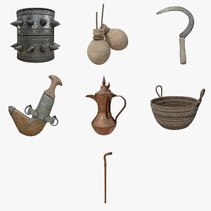 Pack: Oriental Omani game assets