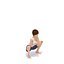 30 Yoga Pose Animationen Bundle Frau Bund