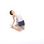 30 Yoga Pose Animationen Bundle Frau Bund