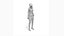 30 Yoga Pose Animationen Bundle Frau Bund