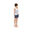 30 Yoga Pose Animationen Bundle Frau Bund