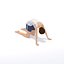 30 Yoga Pose Animationen Bundle Frau Bund