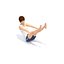 30 Yoga Pose Animationen Bundle Frau Bund