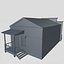 Bâtiment Lowpoly Wild West 07
