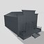 Bâtiment Lowpoly Wild West 07