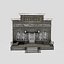 Bâtiment Lowpoly Wild West 07