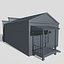 Bâtiment Lowpoly Wild West 07
