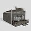 Bâtiment Lowpoly Wild West 07