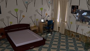 3D model bedroom