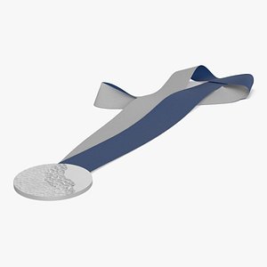 3D Silver Medal Long Strap Pose