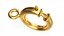 Spring Ring Jewelry Clasp Gold