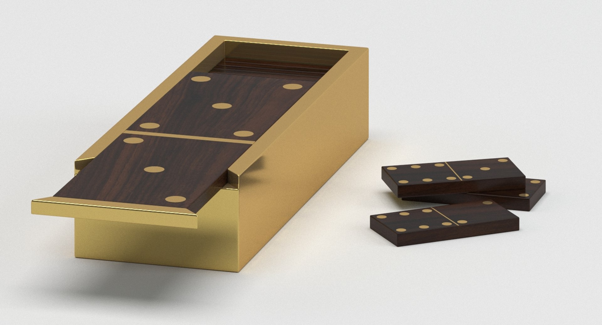 3D decoration 23 domino box - TurboSquid 1498777