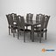 Dining set N21 3D model