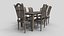 Dining set N21 3D model