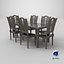 Dining set N21 3D model