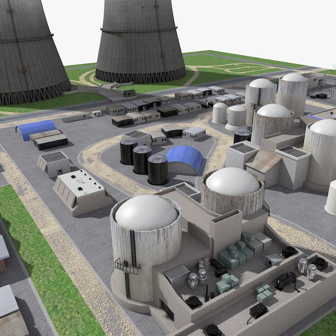 3D Watts Bar Nuclear Plant - TurboSquid 1151563
