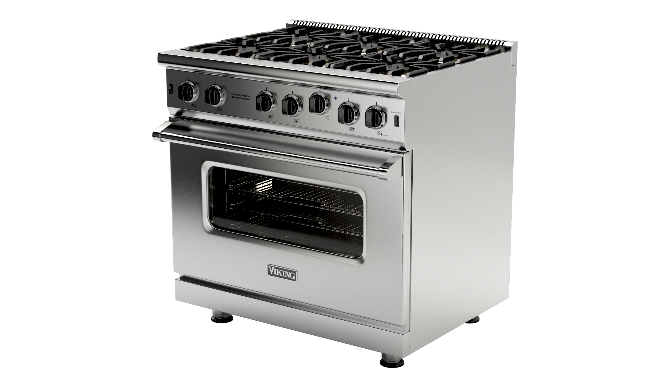 36 Open Burner Gas Range VGIC5362 model TurboSquid 1722754