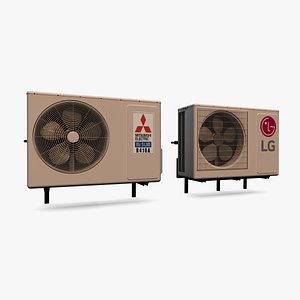 Air Conditioner 02 3D