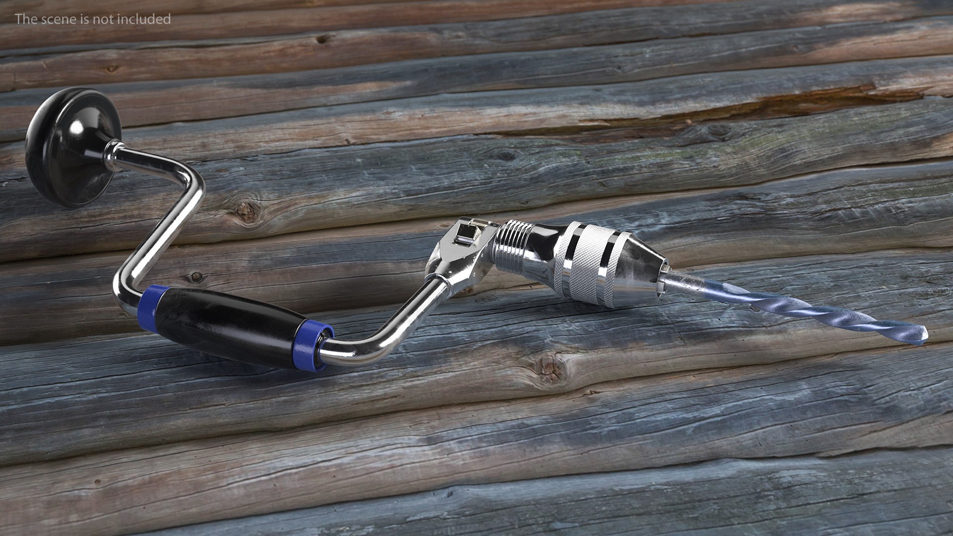 Hand Brace Drill Generic 3D model preview