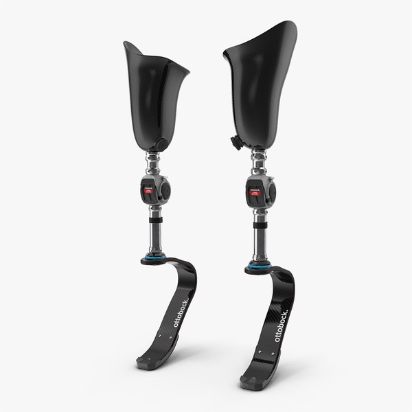 prosthetic legs athletes 3D model