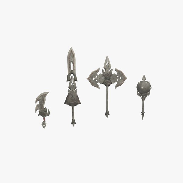 3D Bladed weapons model - TurboSquid 2006236