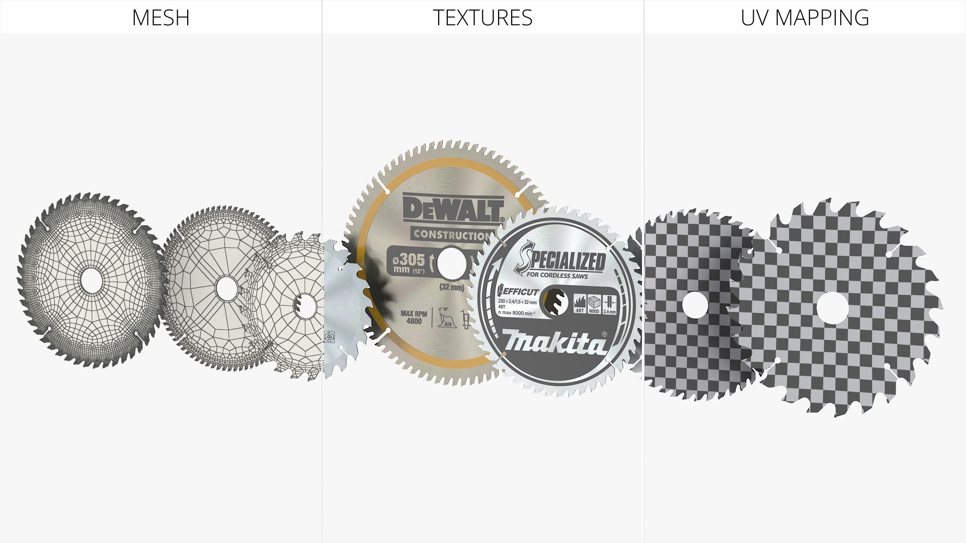 3D DeWalt and Makita Saw Blades Set https://p.turbosquid.com/ts-thumb/gO/AiaGzE/Tb/dewalt_and_makita_saw_blades_set_011/jpg/1792702267/1920x1080/fit_q87/f08de8b2384d3195cad292206abd8d440066bdbb/dewalt_and_makita_saw_blades_set_011.jpg