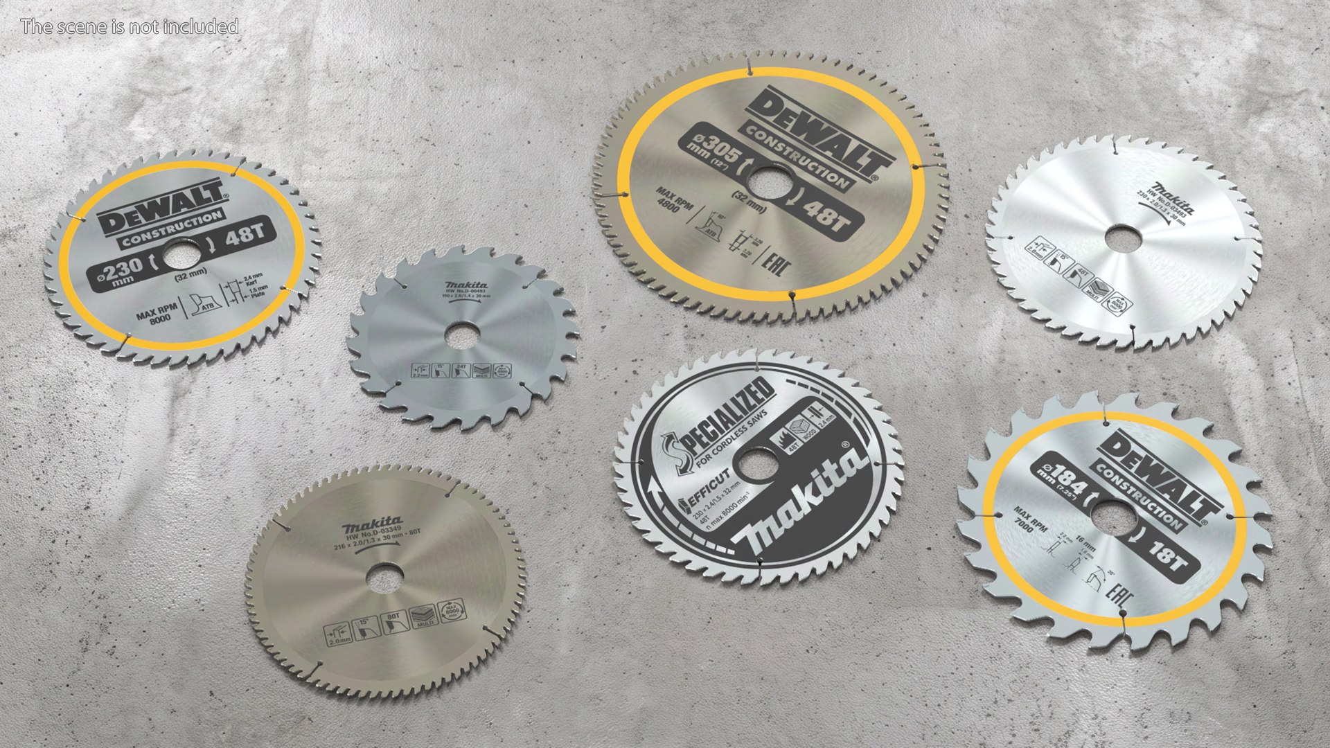 3D DeWalt and Makita Saw Blades Set https://p.turbosquid.com/ts-thumb/gO/AiaGzE/oZ/dewalt_and_makita_saw_blades_set_003/jpg/1792702239/1920x1080/fit_q87/bd5d7695de2208bc123e35affa73346d03ff89ef/dewalt_and_makita_saw_blades_set_003.jpg