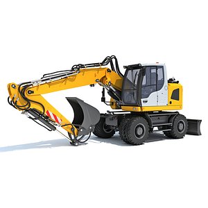 Construction Wheeled Excavator
