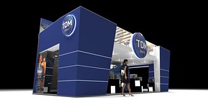 stand exhibition levels 3D