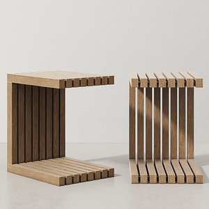 CAICOS MODULAR C TABLE 3D model