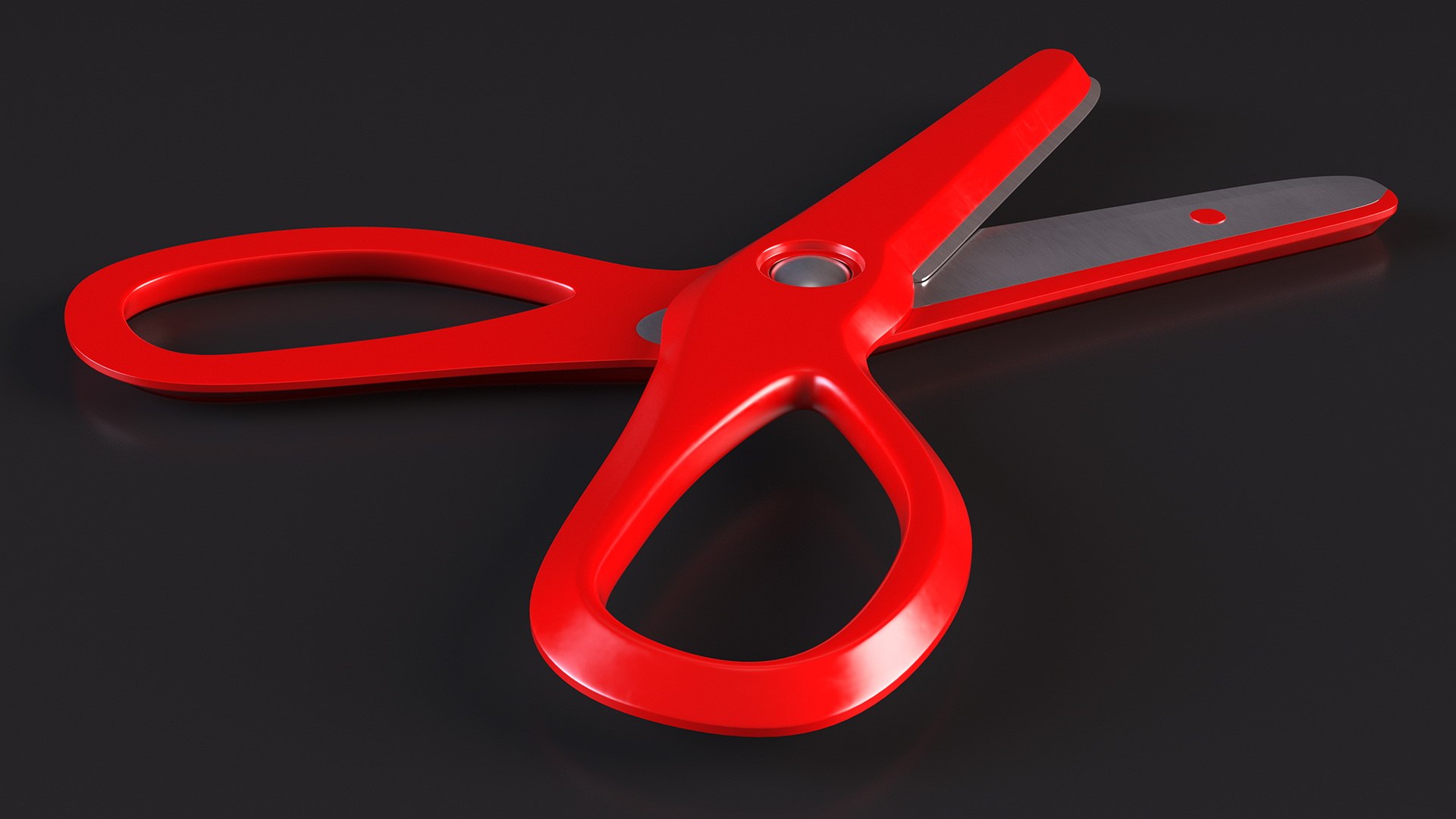 3D Model Childrens Safety Kids Scissors - TurboSquid 2147276