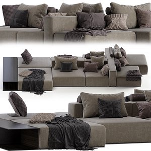 poliform westside divano jean 3D model