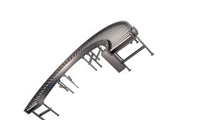 3D Bend Roller Conveyor Motorised model
